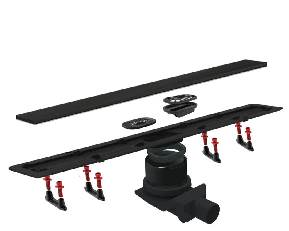 Canal de Ducha Linea Frameless Black Mat