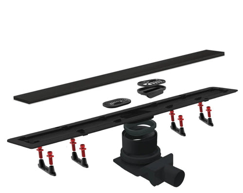 Canal de Ducha Linea Frameless Black Mat