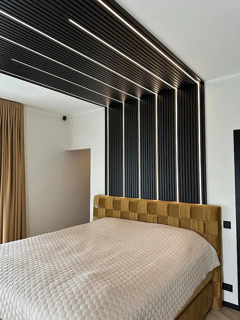 Collection Signature – Paneles acústicos de lamas (270 × 110 cm)